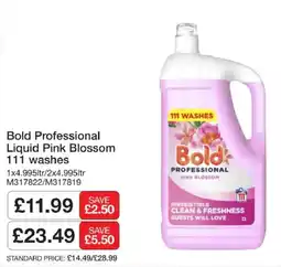 Booker Wholesale Bold Professional Liquid Pink Blossom offer