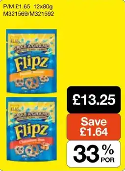 Booker Wholesale Flipz Cornflake Bar offer