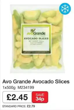 Booker Wholesale Avo Grande Avocado Slices offer