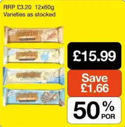 Booker Wholesale Varieties as stocked offer