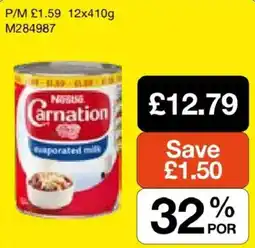 Booker Wholesale Nestle carnation evaporated milk offer