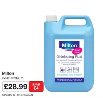 Milton disinfecting fluid