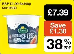 Booker Wholesale Arlo cottage cheese natural offer