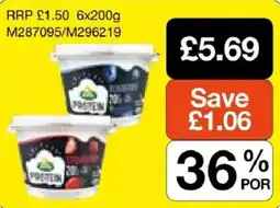 Booker Wholesale Protein yoghurt offer