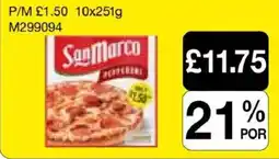 Booker Wholesale San Marco pepperoni offer
