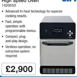 Booker Wholesale Cibop High Speed Oven offer