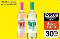 Booker Wholesale Echo Falls wine offer