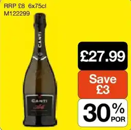 Booker Wholesale Canti prosecco offer