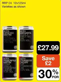 Booker Wholesale Moth triple sec offer