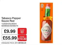 Booker Wholesale Tabasco pepper sauce red offer