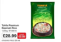 Booker Wholesale Tohfa premium basmati rice offer