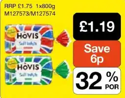 Booker Wholesale Hovis soft white offer