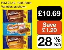 Booker Wholesale Digestive and Honeycomb biscuits offer