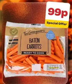 Eurospar The Greengrocer's baton carrots offer