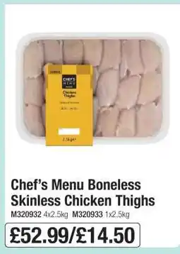 Makro Chef’s Menu Boneless Skinless Chicken Thighs offer