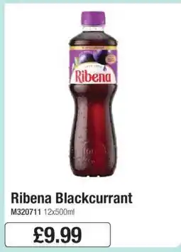 Makro Ribena Blackcurrant offer