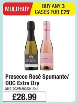Makro Prosecco Rosé Spumante DOC Extra Dry offer