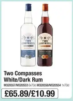 Makro Two Compasses White/Dark Rum offer