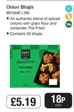 Makro Onion Bhajis offer