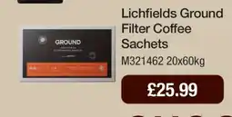 Makro Lichfields Ground Filter Coffee Sachets offer