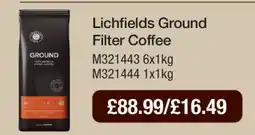 Makro Lichfields Ground Filter Coffee offer