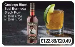 Makro Goslings Black Seal Bermuda Black Rum offer