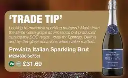 Makro Previata Italian Sparkling Brut offer