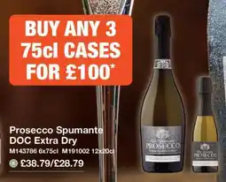 Makro Prosecco Spumante DOC Extra Dry offer
