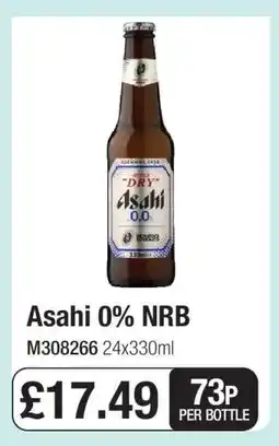 Makro Asahi 0% NRB offer