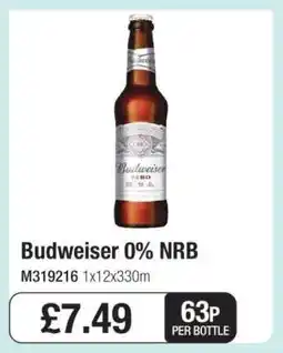Makro Budweiser 0% NRB offer