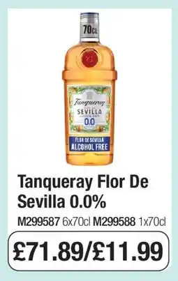 Makro Tanqueray Flor De Sevilla 0.0% offer