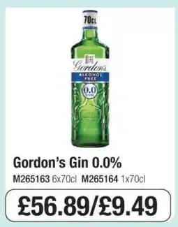 Makro Gordon’s Gin 0.0% offer
