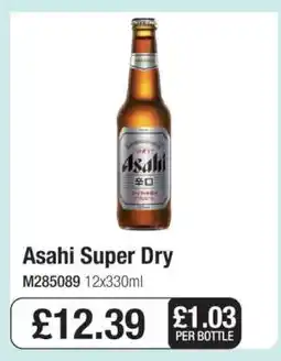 Makro Asahi Super Dry offer