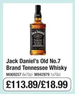Makro Jack Daniel’s Old No.7 Brand Tennessee Whisky offer