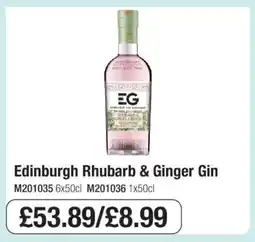 Makro Edinburgh Rhubarb & Ginger Gin offer