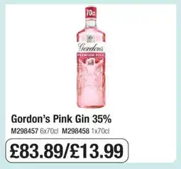 Makro Gordon’s Pink Gin 35% offer