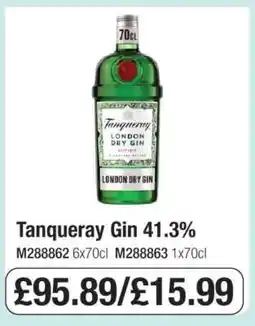 Makro Tanqueray Gin 41.3% offer