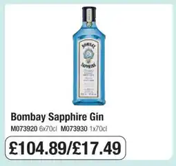Makro Bombay Sapphire Gin offer