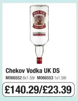 Makro Chekov Vodka UK DS offer