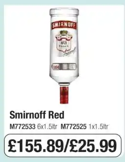 Makro Smirnoff Red offer