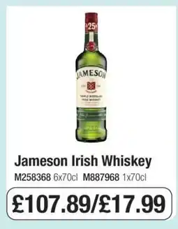 Makro Jameson Irish Whiskey offer