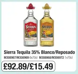 Makro Sierra Tequila 35% Blanco/Reposado offer