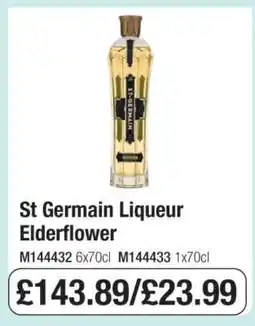 Makro St Germain Liqueur Elderflower offer