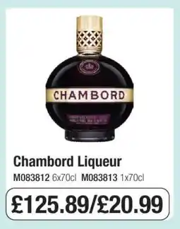 Makro Chambord Liqueur offer