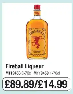 Makro Fireball Liqueur offer