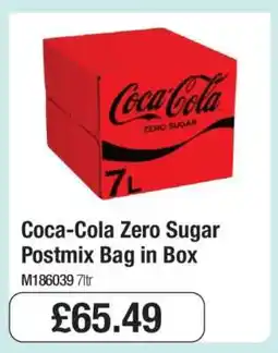 Makro Coca-Cola Zero Sugar Postmix Bag in Box offer