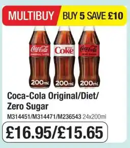 Makro Coca-Cola Original/Diet/Zero Sugar offer