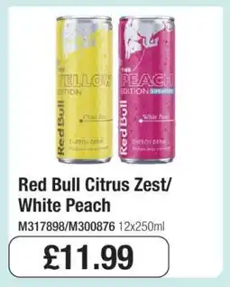 Makro Red Bull Citrus Zest/White Peach offer