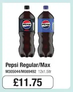 Makro Pepsi Regular/Max offer