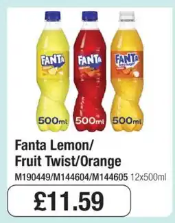 Makro Fanta Lemon/Fruit Twist/Orange offer